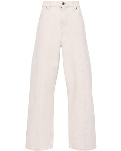 Our Legacy Fatigue High-rise Wide-leg Jeans - White