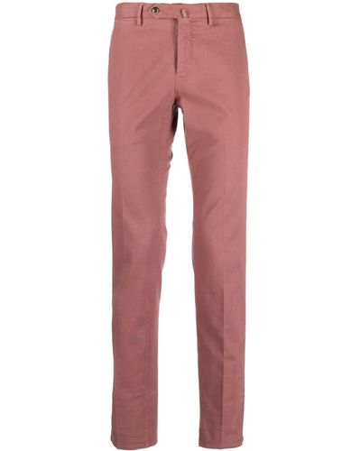 PT Torino Pantalones chinos de talle medio - Rojo