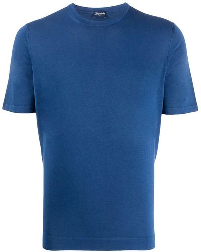 Drumohr Camiseta lisa - Azul
