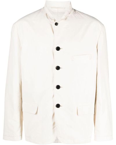 Lemaire Notched-lapel Single-breasted Jacket - Natural