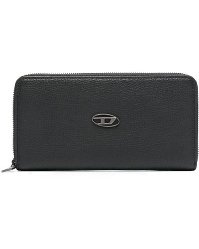 DIESEL Continental Zip L 財布 - ブラック
