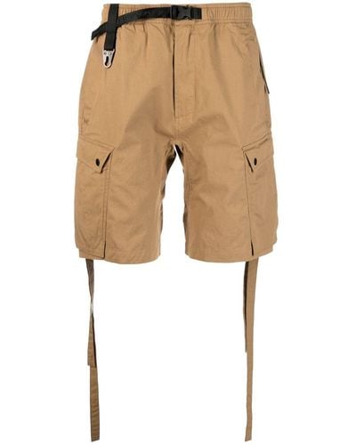 Maharishi Strap-detail Cargo Shorts - Natural