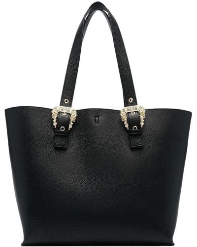 Versace Jeans Couture Handtasche mit Schnalle - Schwarz