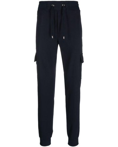 Moorer Tapered track pants - Azul