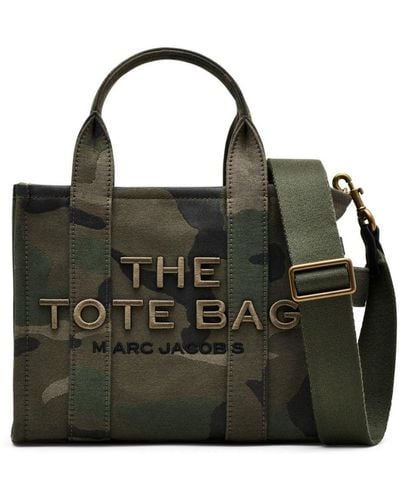 Marc Jacobs Petit sac cabas The Small Camo Jacquard Tote - Noir