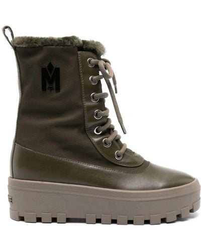 Mackage Hero-w Shearling-lined Ankle Boots - Brown