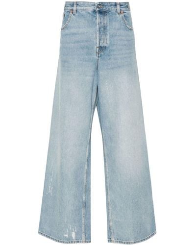 Valentino Garavani Adjustable-waist Straight-leg Jeans - Blue