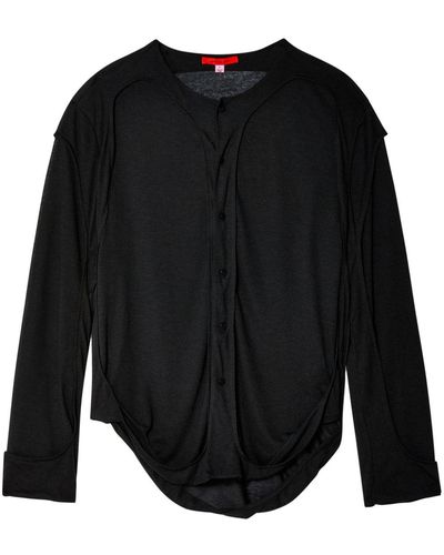 Eckhaus Latta Camisa Cassius con botones - Negro