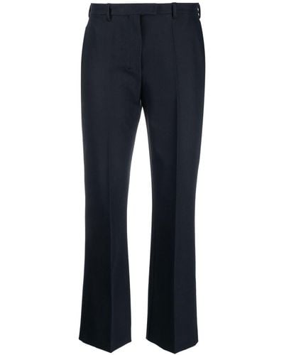 Max Mara Dart-detail Tailored Trousers - Blue