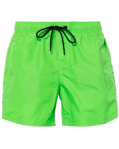 Sundek Rainbow-patch Swim Shorts - Green
