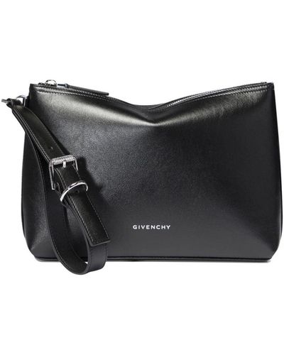 Givenchy Voyou Leather Clutch Bag - Black
