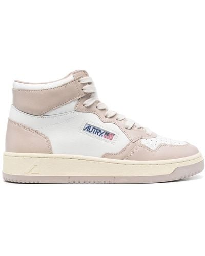 Autry Logo-patch High-top Sneakers - White