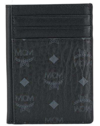 MCM Mini N/s Cardholder - Black