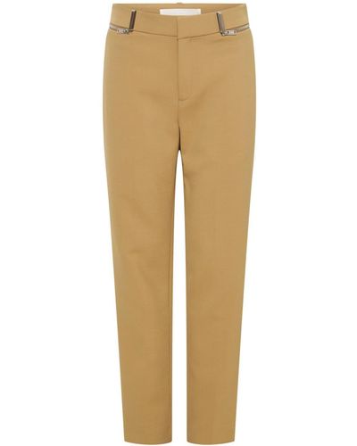 Dion Lee Stretch-design Tapered Pants - Natural