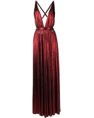 retroféte Tova Satin Dress - Red