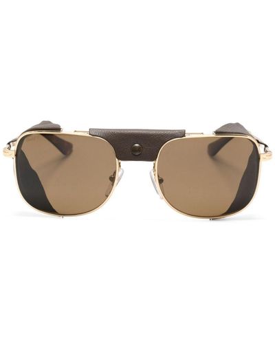 Persol Square-frame Sunglasses - Metallic