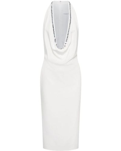 Dion Lee Circle Studded Midi Dress - White