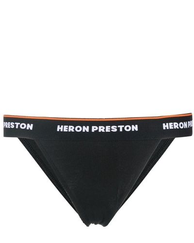 Heron Preston Bragas con cintura y logo - Negro