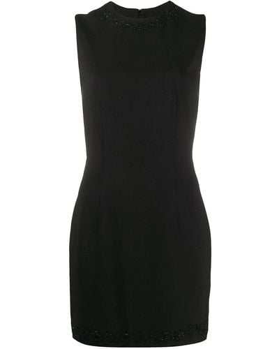DSquared² Bead Embellished Mini Dress - Black