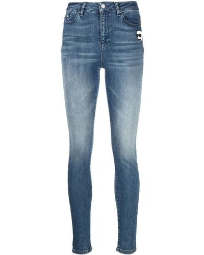 Karl Lagerfeld Ikonik 2.0 Skinny-Jeans - Blau