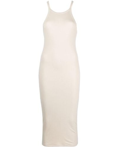 ATM Robe mi-longue en maille à design sans manches - Multicolore