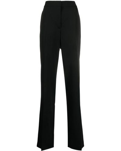Stella McCartney Pantalon de costume à taille haute - Noir