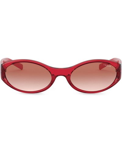 Vogue Eyewear X Millie Bobby Brown ovale Sonnenbrille - Rot