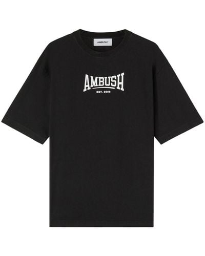 Ambush T-shirt Met Logoprint - Zwart