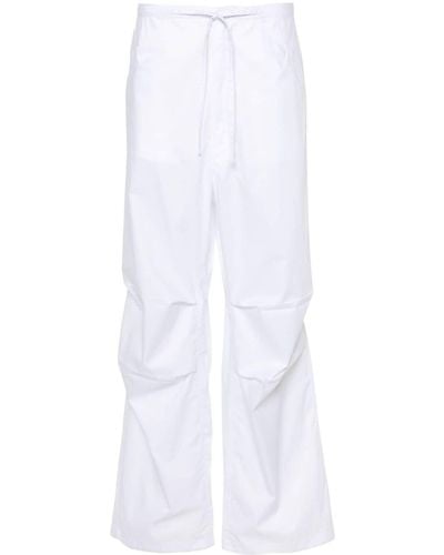 DARKPARK Pantalon ample à lien de resserrage - Blanc