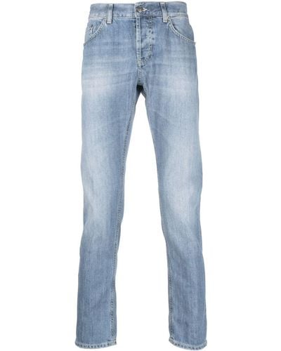 Dondup Jeans Met Toelopende Pijpen - Blauw