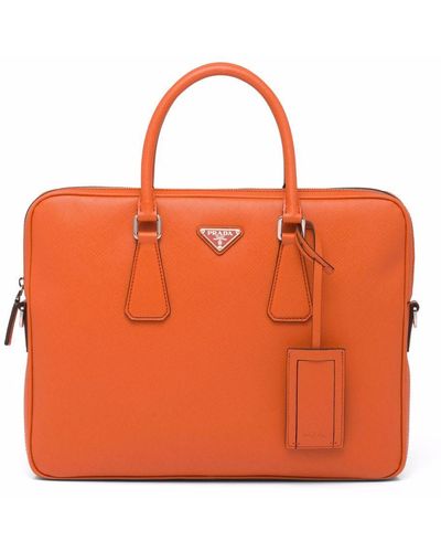 Prada Re-Nylon And Leather Briefcase - Farfetch