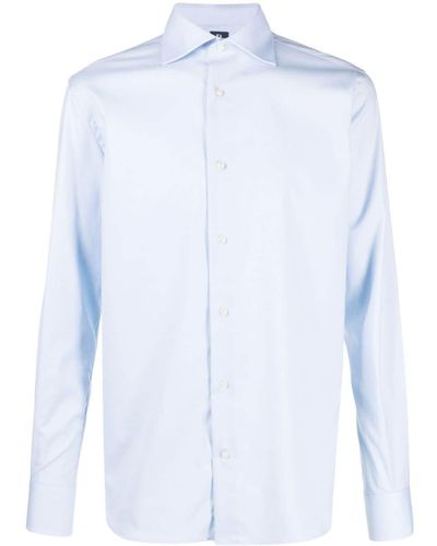 BOGGI Cutaway-collar Cotton Shirt - White