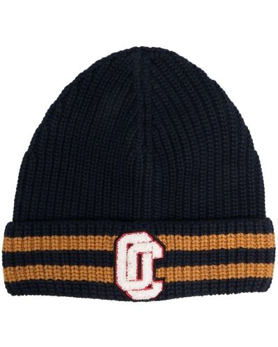 Opening Ceremony Logo-patch Knitted Beanie - Blue