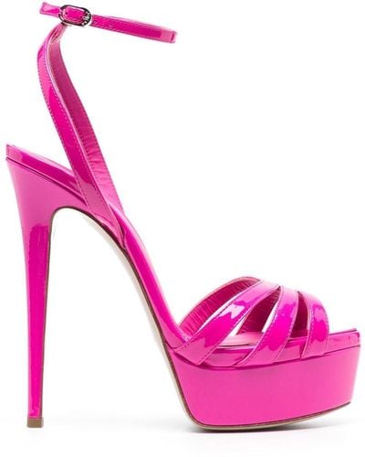 Le Silla Lola 140mm Sandals - Pink