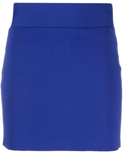 P.A.R.O.S.H. Minifalda de punto - Azul