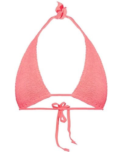 Bondeye Jean Triangle Bikini Top - Pink