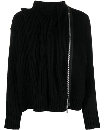 Sacai Wool Sweater - Black