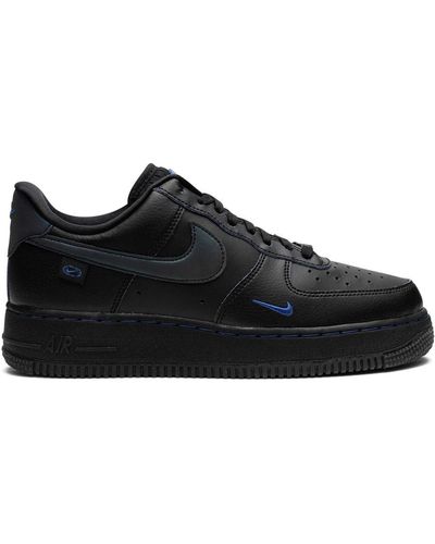 Nike Air Force 1 Low '07 Black/Old Royal Sneakers - Farfetch