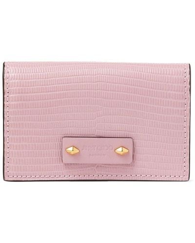 Jimmy Choo Nello Leather Wallet - Pink