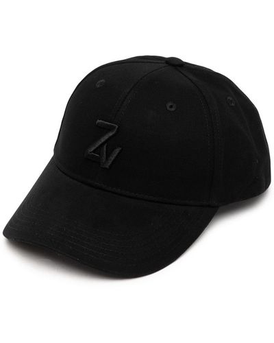 Zadig & Voltaire Lelia Embroidered Logo Baseball Cap - Black