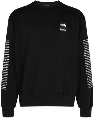 Supreme X The North Face "black" Sweatshirt
