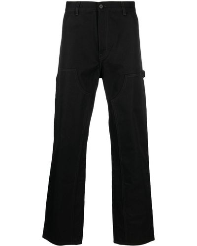 Filippa K Carpenter Organic-cotton Trousers - Black