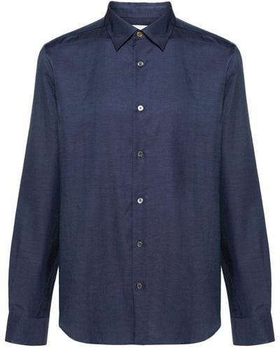 Paul Smith Long-sleeves Buttoned Shirt - Blue