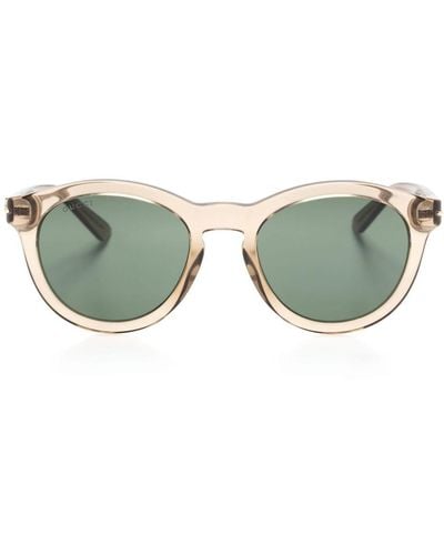 Gucci Sonnenbrille im Panto-Design - Grün