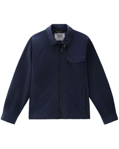 Woolrich シャツジャケット - ブルー