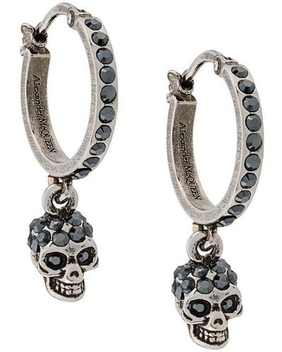 Alexander McQueen Skull Earrings - Metallic
