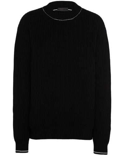 Prada カシミア セーター - ブラック