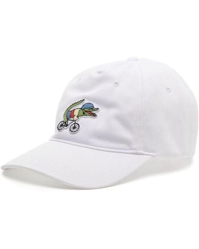 Lacoste Logo-patch Cotton Baseball Cap - White