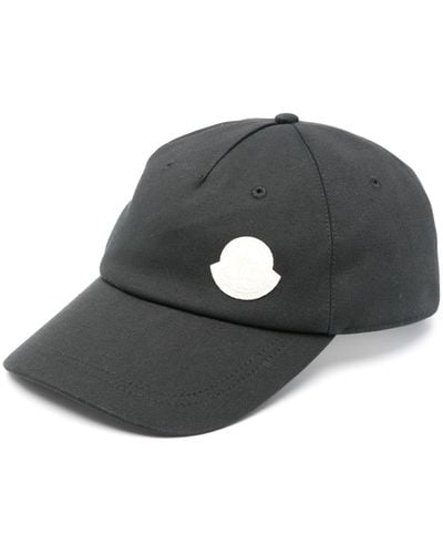 Moncler Baseballkappe mit Logo-Patch - Schwarz