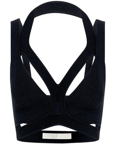 Dion Lee Cropped-Top mit Cut-Outs - Schwarz